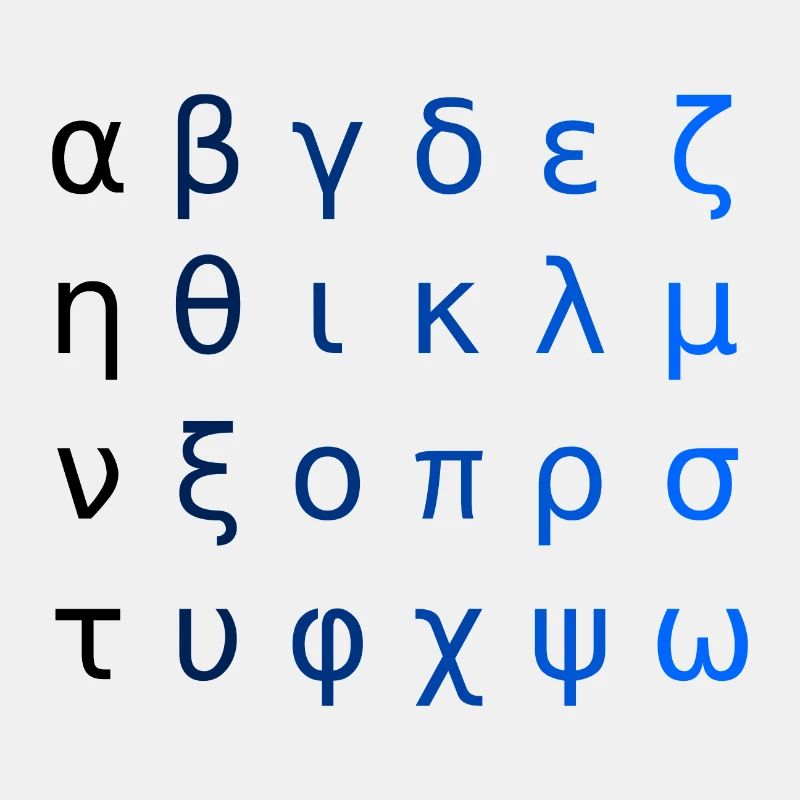 Griechisches Alphabet
