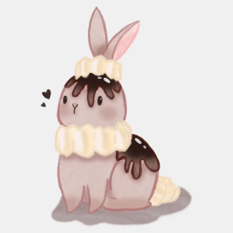 Schoko-Gebäck-Hase