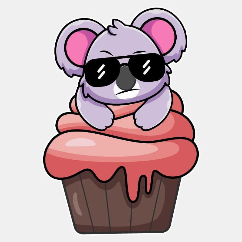 koala cupcake