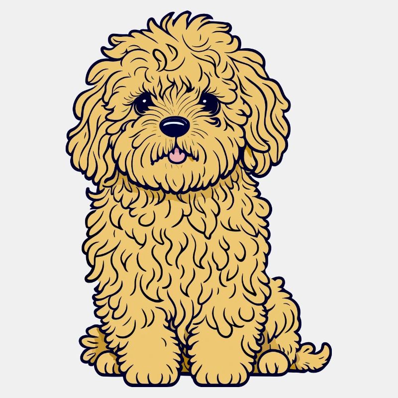 Süßer Maltipoo Pudel Malteser