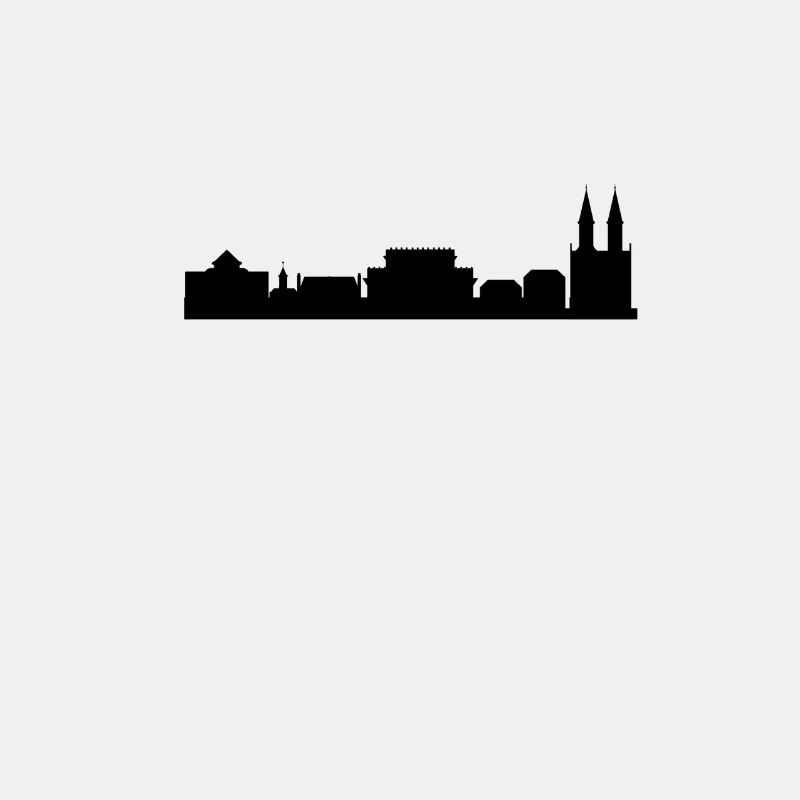 Braunschweig Skyline schwarz