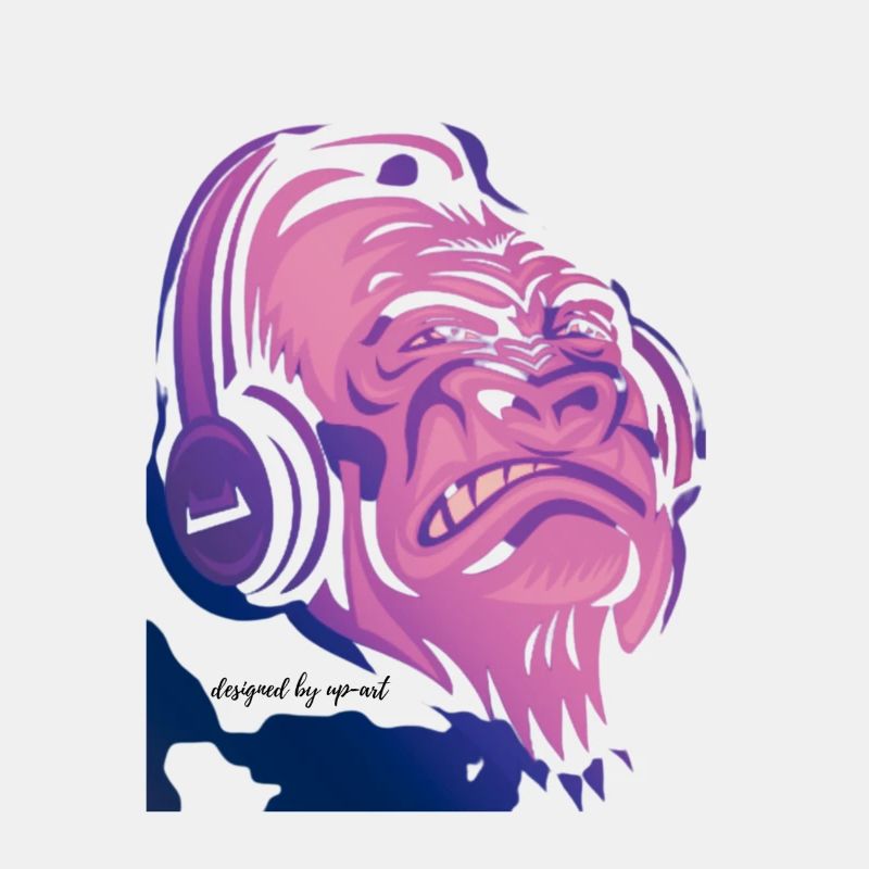 Music Monkey Red-Blue