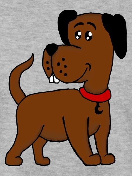 Hund mit Hasenzähmen