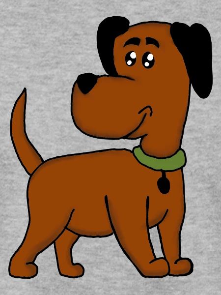 Süßer Hund braun