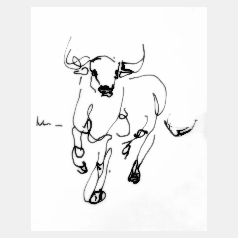 Dessin de taureau