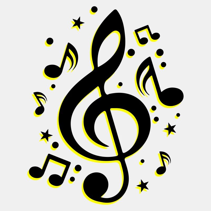Icône de clé de notes de musique