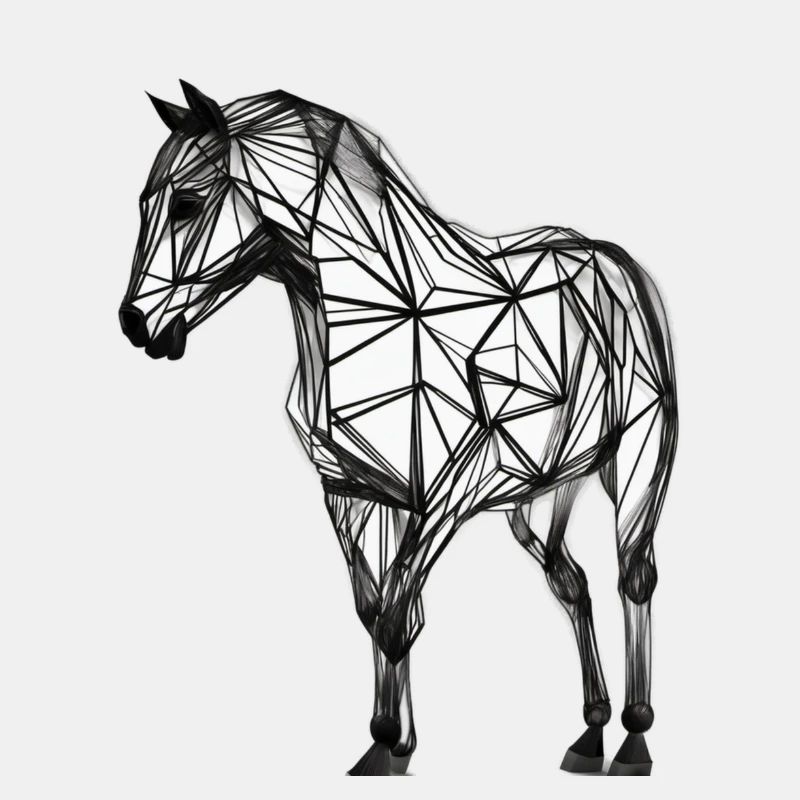 Geometrisches Pferd