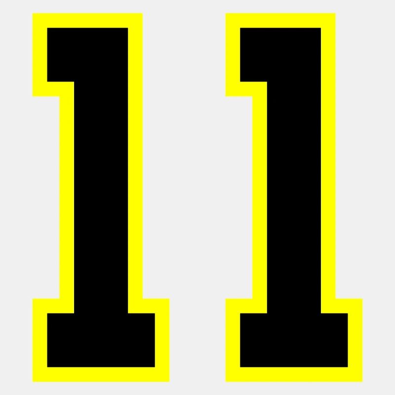11 Zahl Trikot