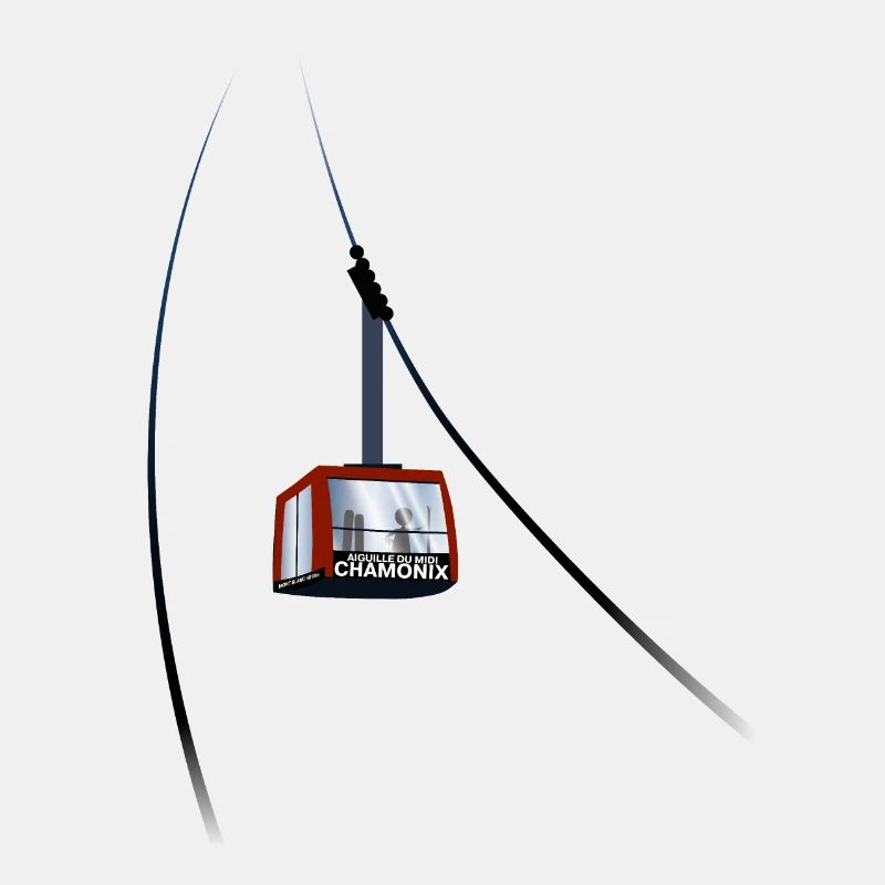 Télécabine Aiguille du Midi Chamonix leewarddesign