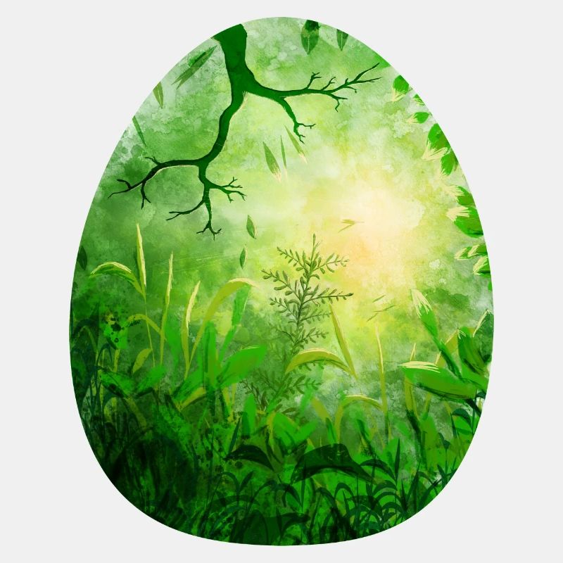 Oeuf de dragon vert