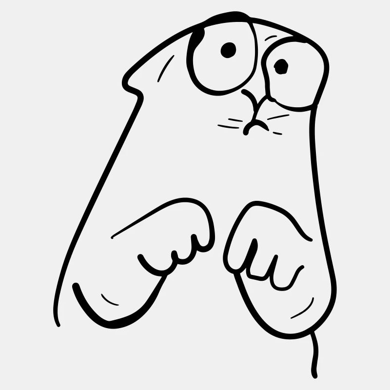 Grimmige Katze