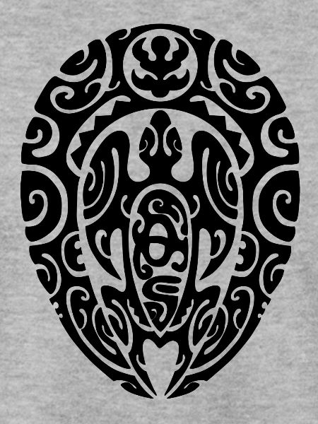 Maori Medaillon16 schwarz