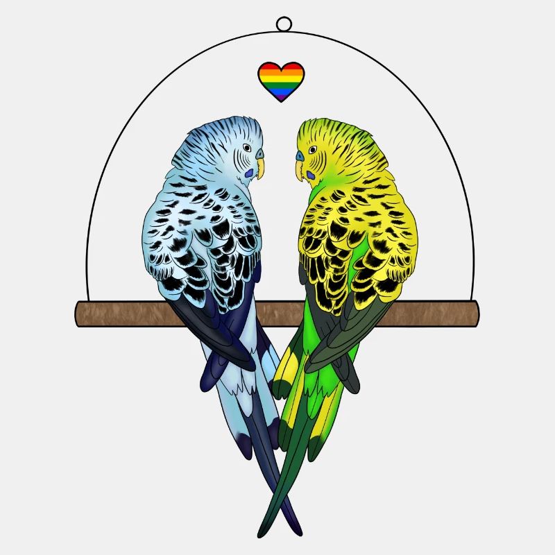 Pride Month | Perruque paire sur balançoire