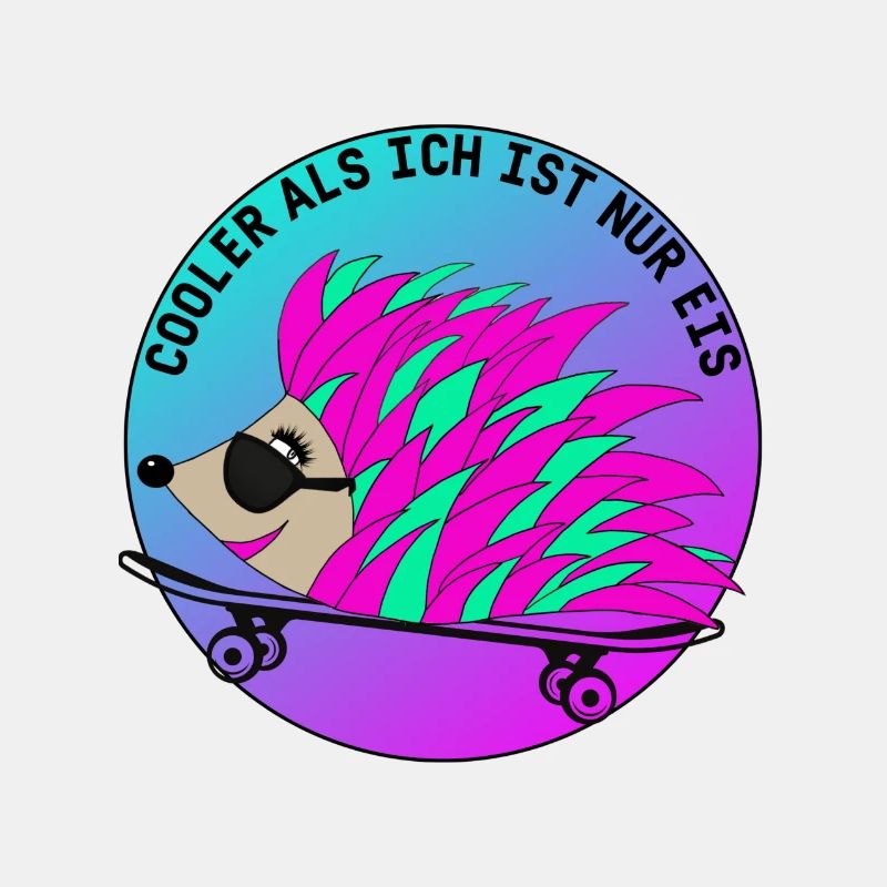 Lustiger Igel mit witziger Spruch