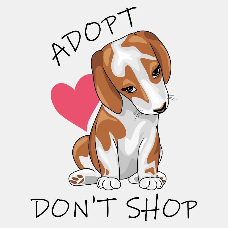 Süßer Beagle. Adoptieren