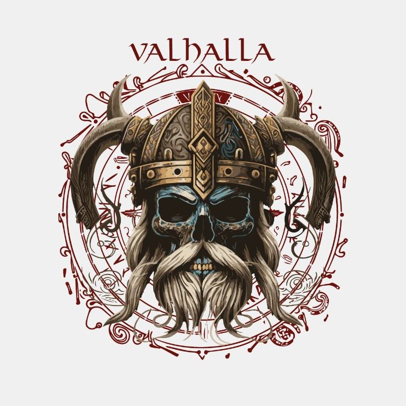 Viking Valhalla Skull