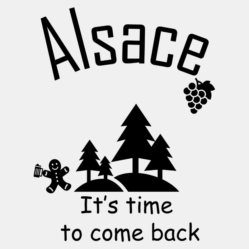 Alsace it's time to come back #tshirtalsace