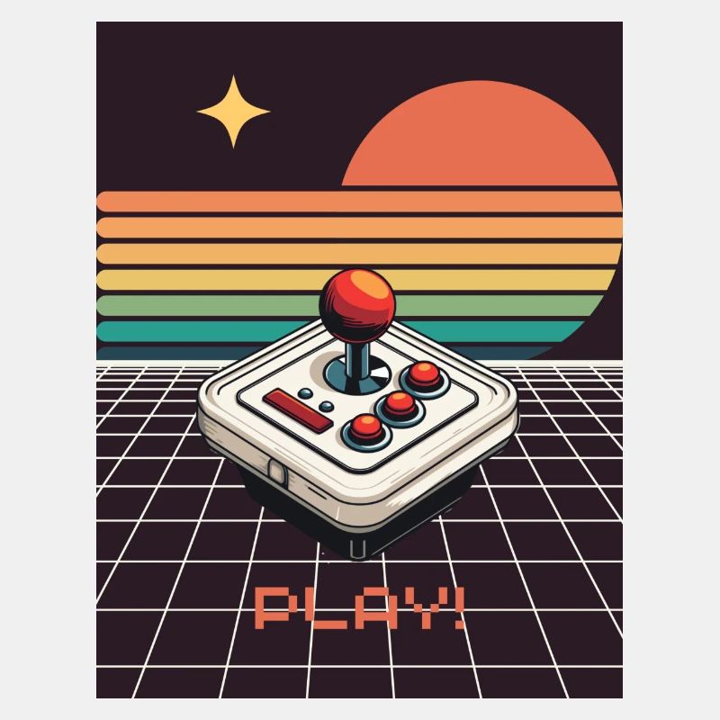 Gaming Retro Design - Play!