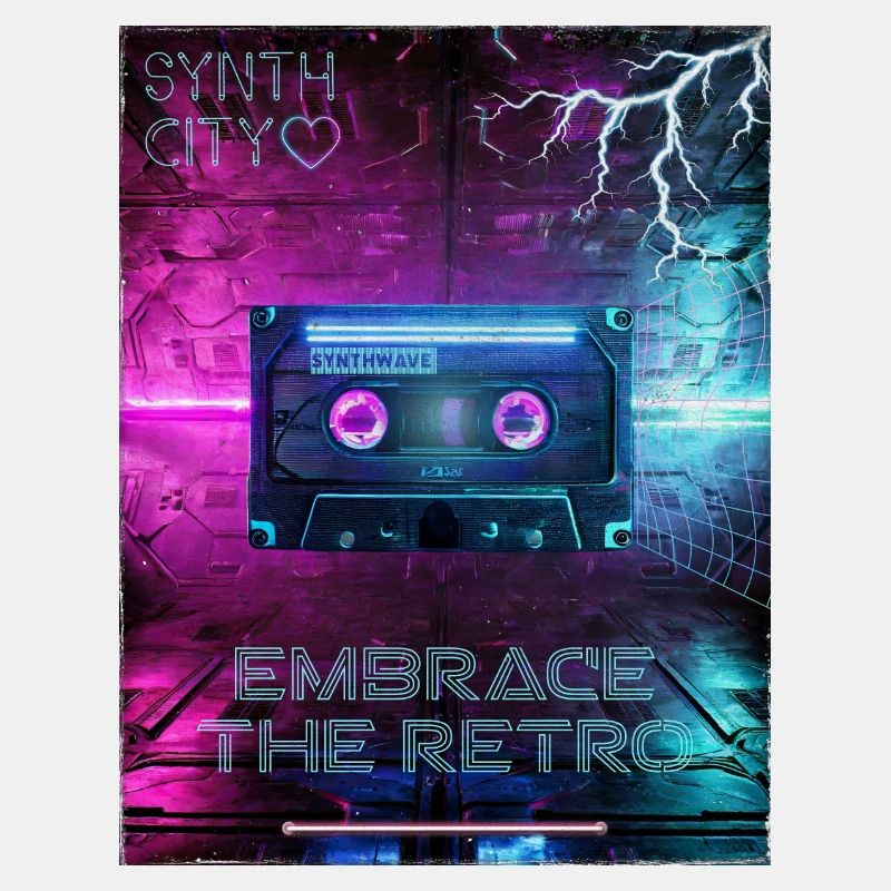 Cassette Rétro Synthwave