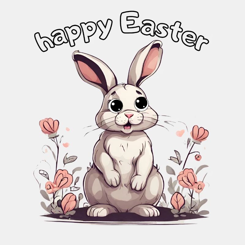 happy easter rabbit