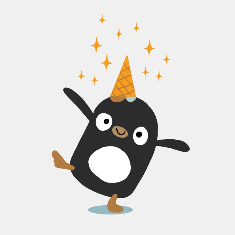 Pingouin licorne