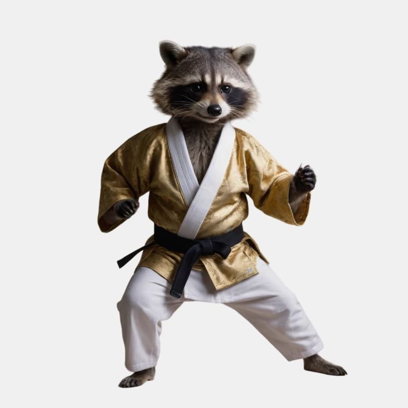Sport-Waschbär