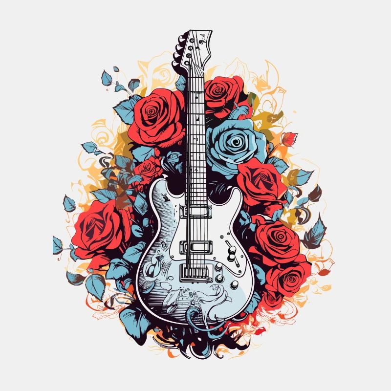 Gitarre & Blumen #4