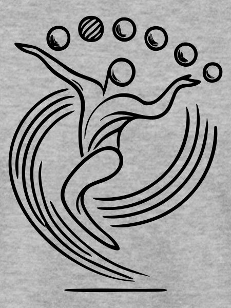 Jongleur Logo Jonglieren