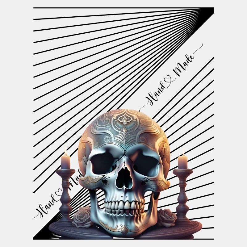 Hand Made Skull Ahead