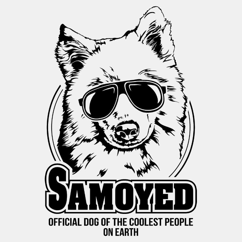 SAMOYED coolest people Hunde Spruch Wilsigns