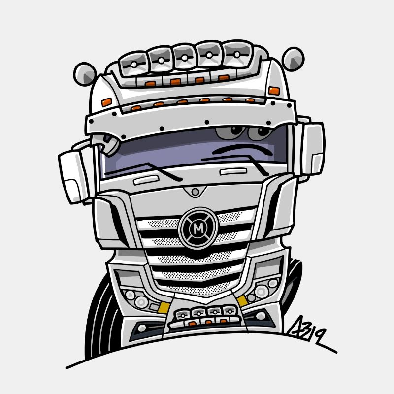 0807 M camion blanc
