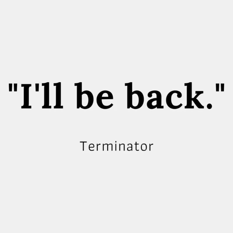 Citation de Terminator