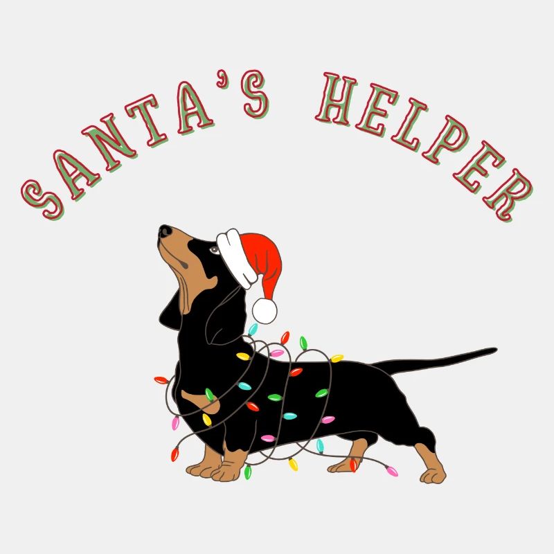 Dackelhund: Helfer des Weihnachtsmanns
