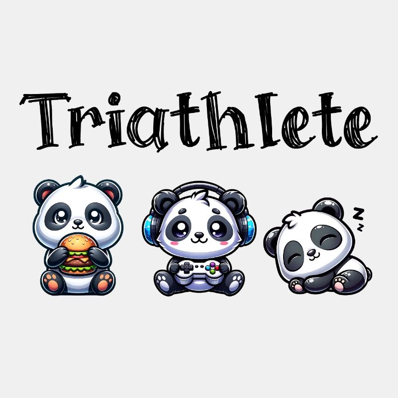 Triathlete Panda