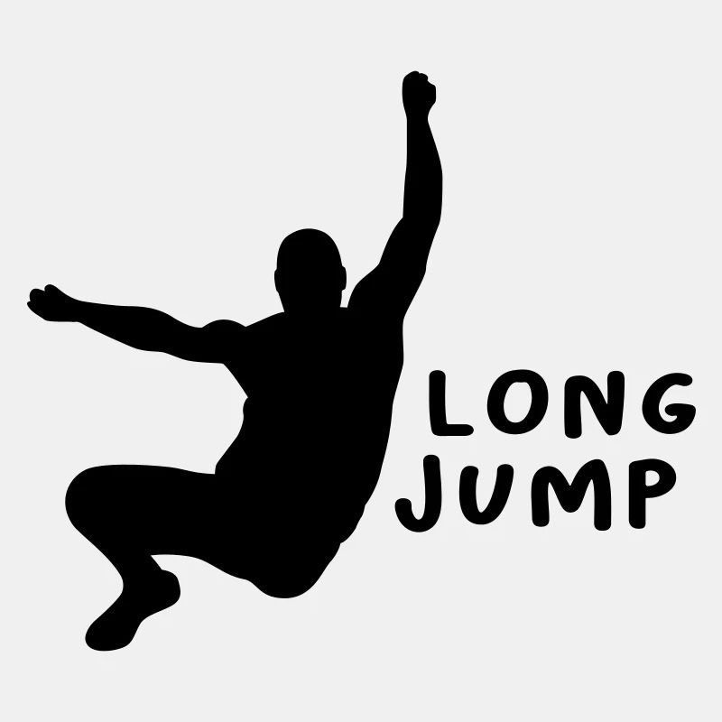 Weitsprung Design Geschenk