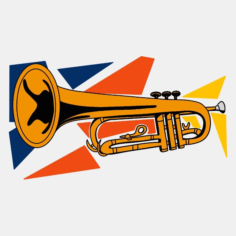 Brass Trompete Pop Art