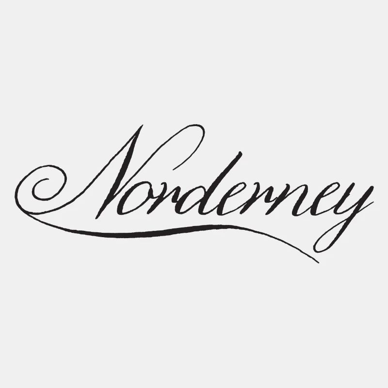Lettrage Norderney noir