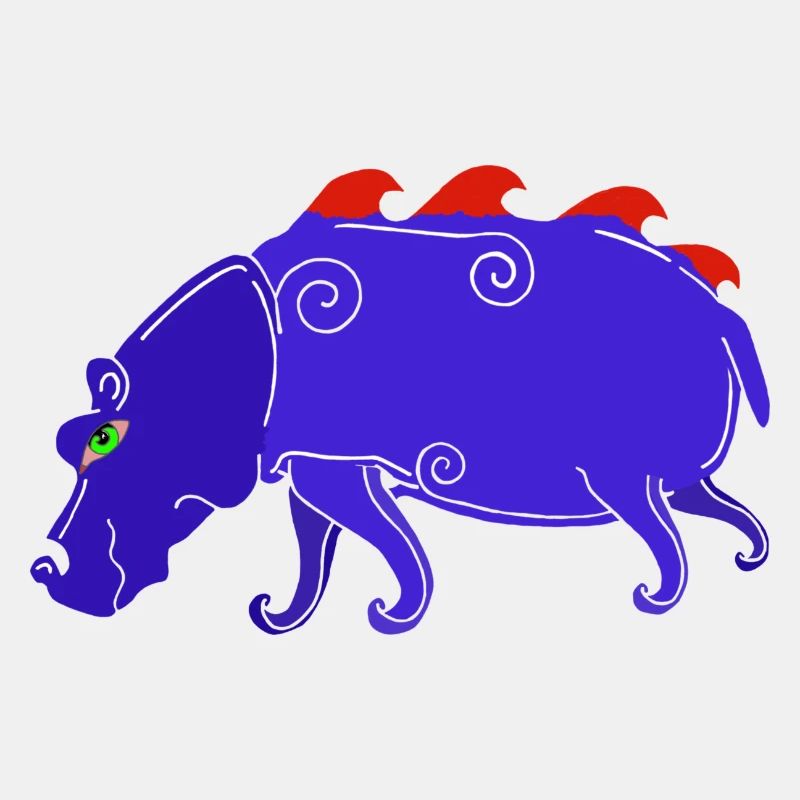 Psychedelic Hippo
