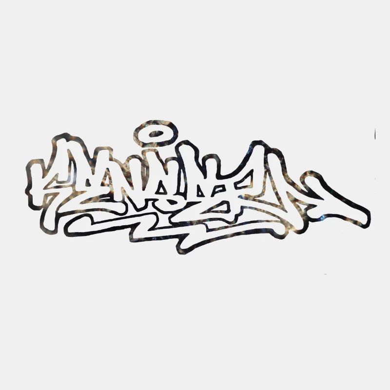 "KENSER" Transparent Graffiti
