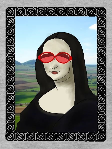 Mona Lisa mit Sonnenbrille
