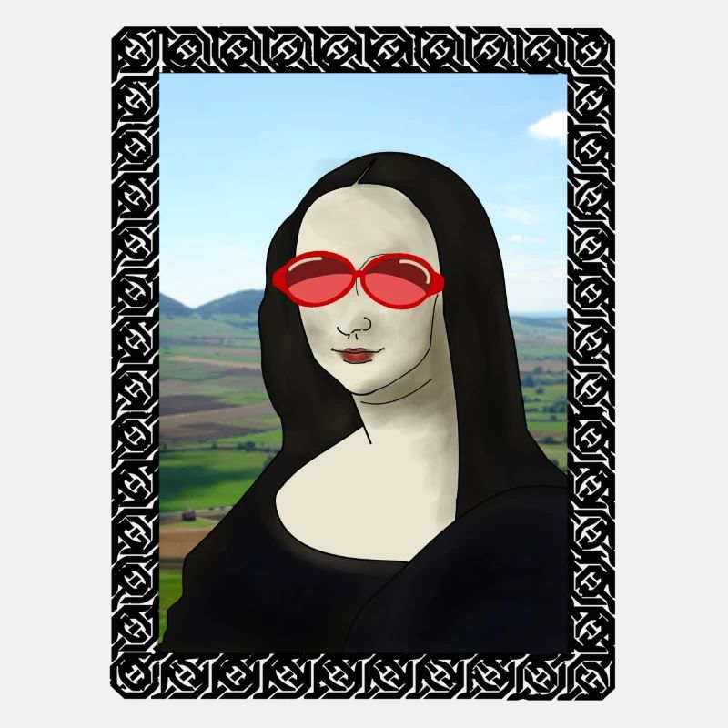 Mona Lisa mit Sonnenbrille