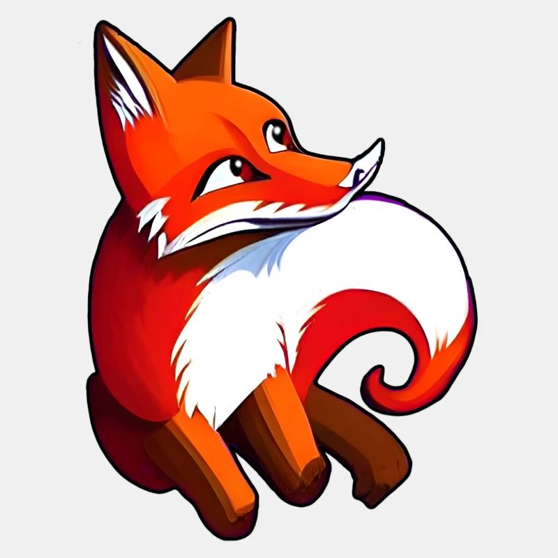 Bottomless cheerful Fox