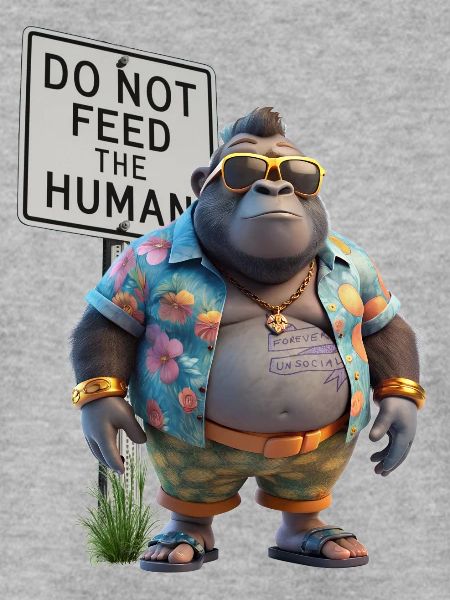 Gorilla Urlaub Unfug