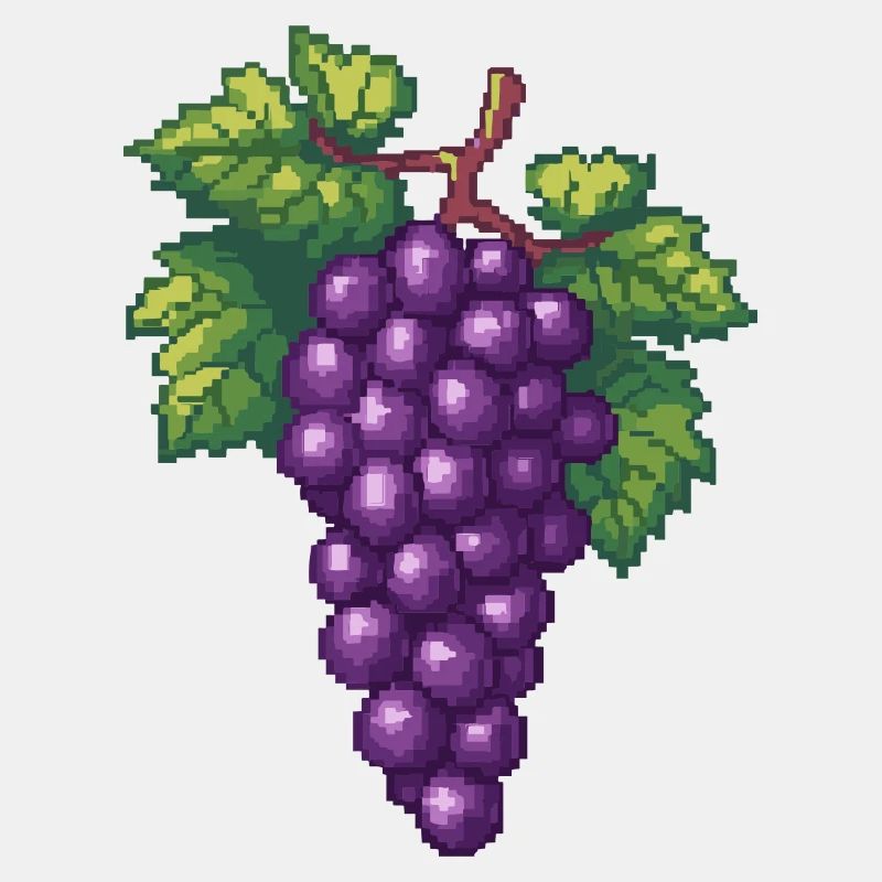 Weintrauben Pixel Gamer