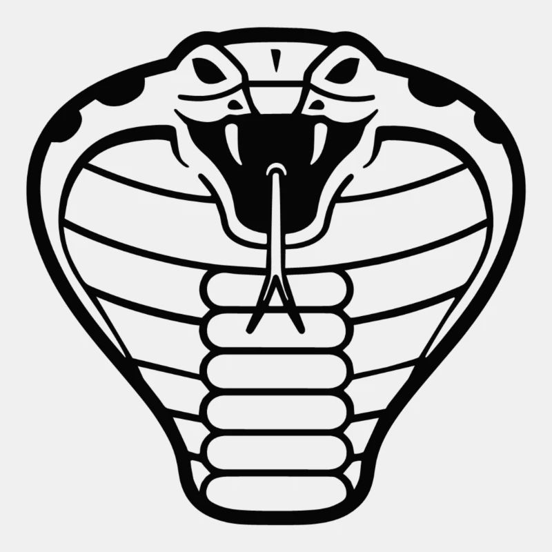 Cobra Schlangen Design
