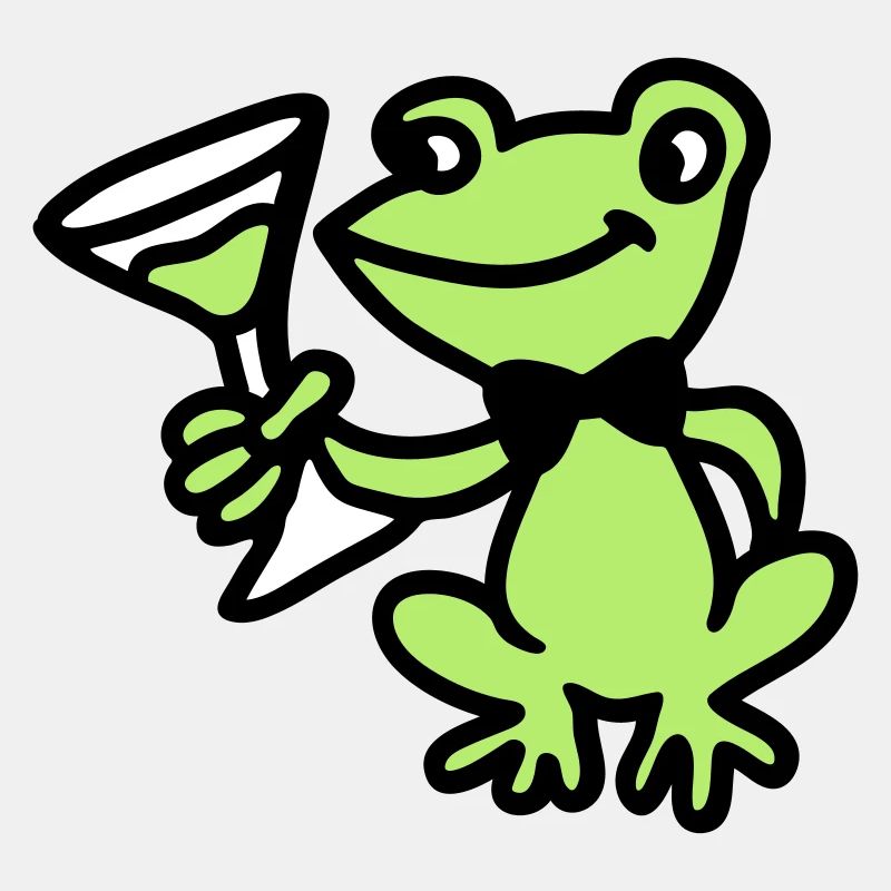 Grenouille avec mouche et cocktail 3