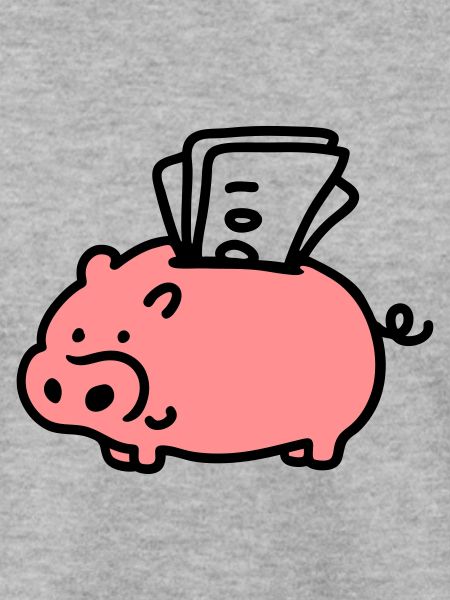 Sparschwein mit Geld