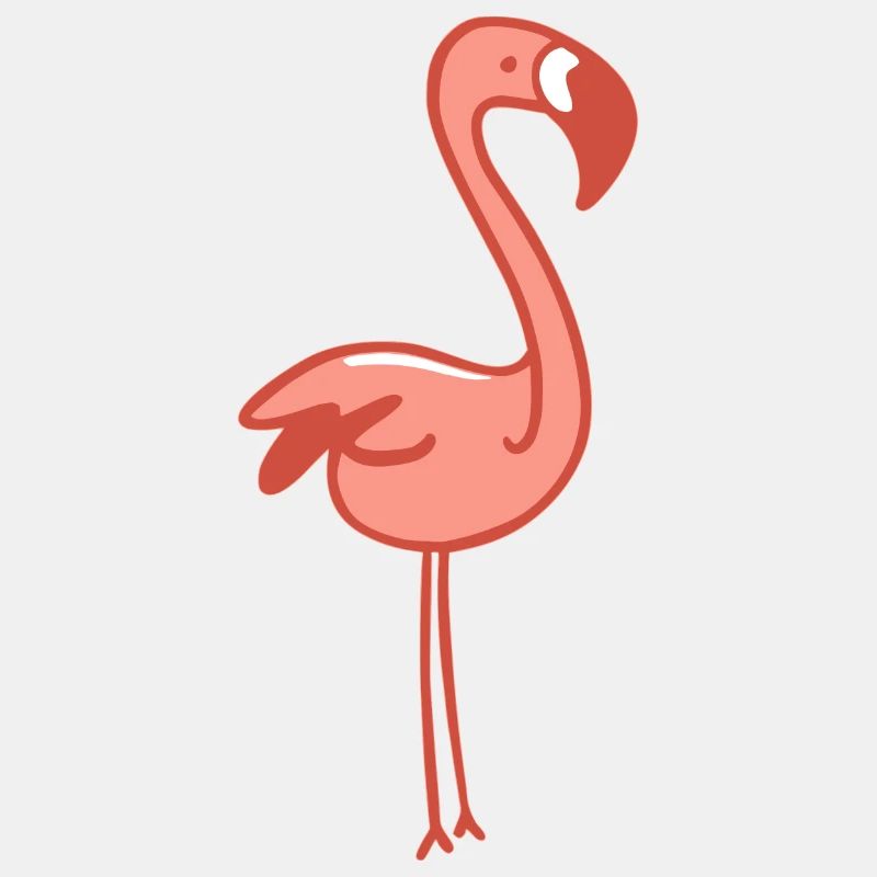 Süßer Flamingo Vogel