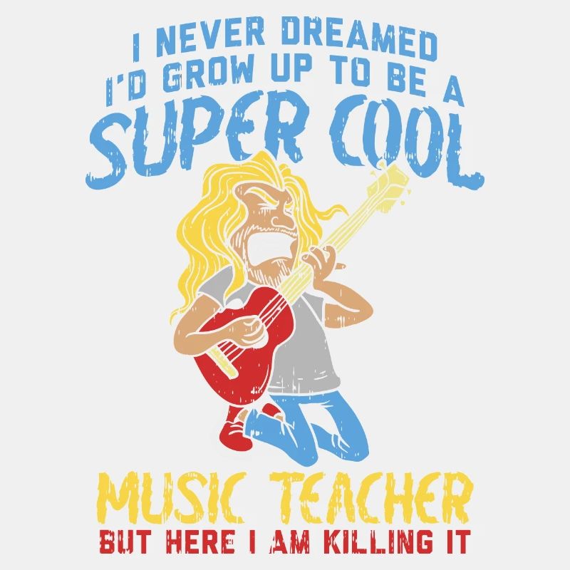 Musiklehrer Super Cool