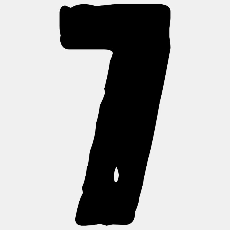 7 Zahl Trikot